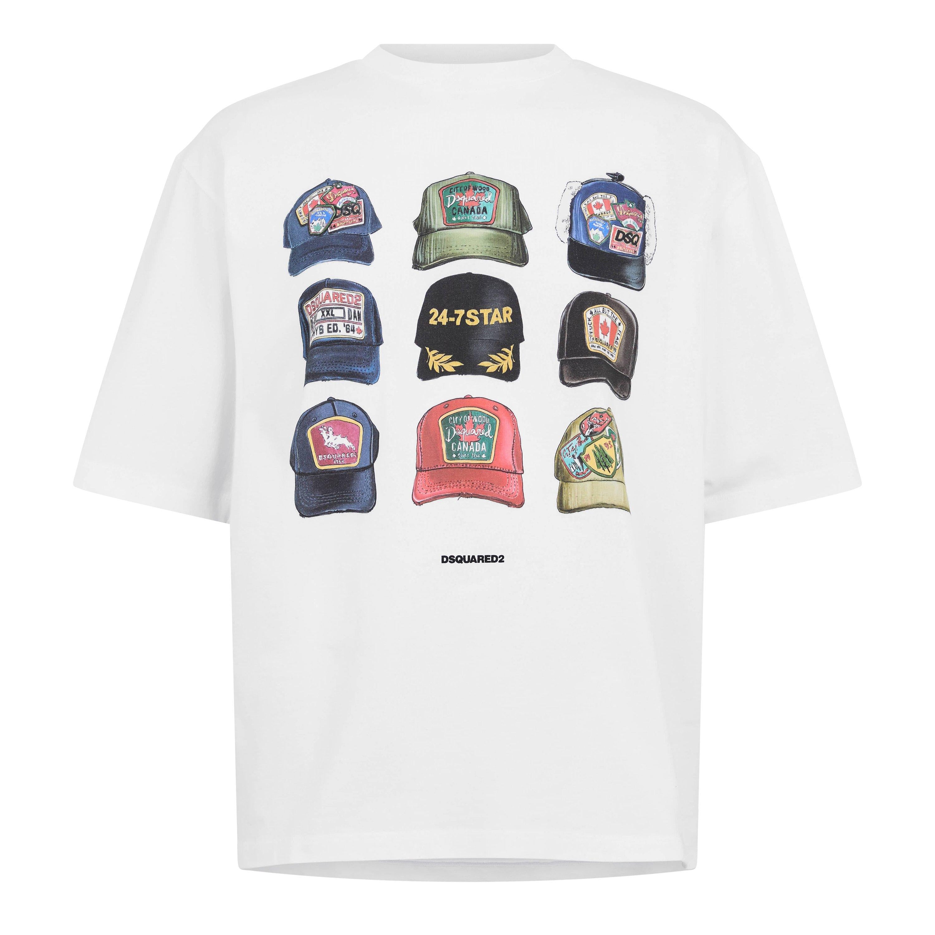 DSQ Cap Oversized T-Shirt
