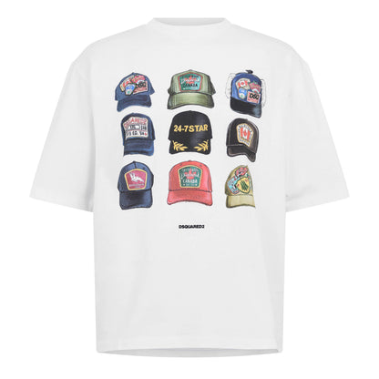 DSQ Cap Oversized T-Shirt
