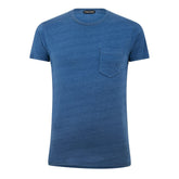 Indigo Dye Crewneck T-Shirt
