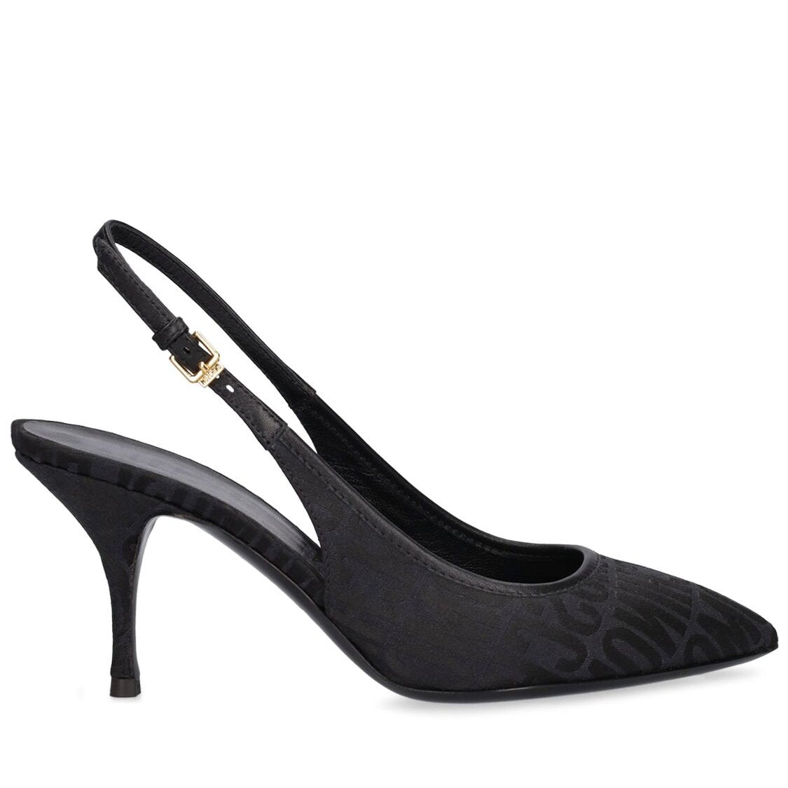 Moschino Moschino 75mm Logo jacquard pumps - Size: UK 2 Heels | Shop From The Mirage