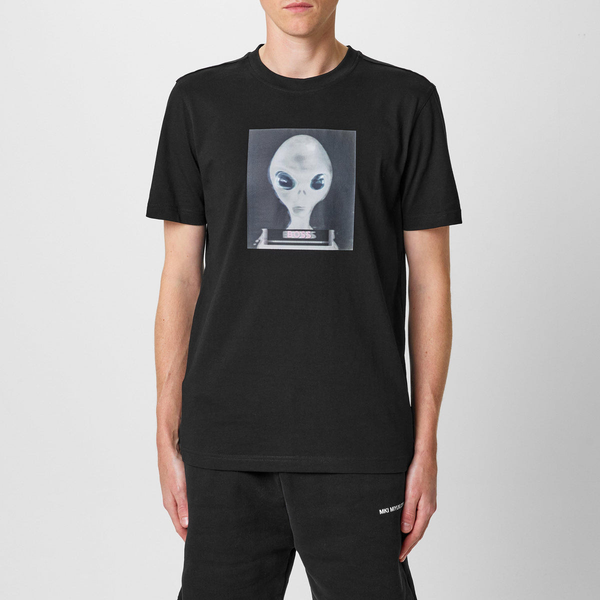 Cotton Jersey Alien T-Shirt