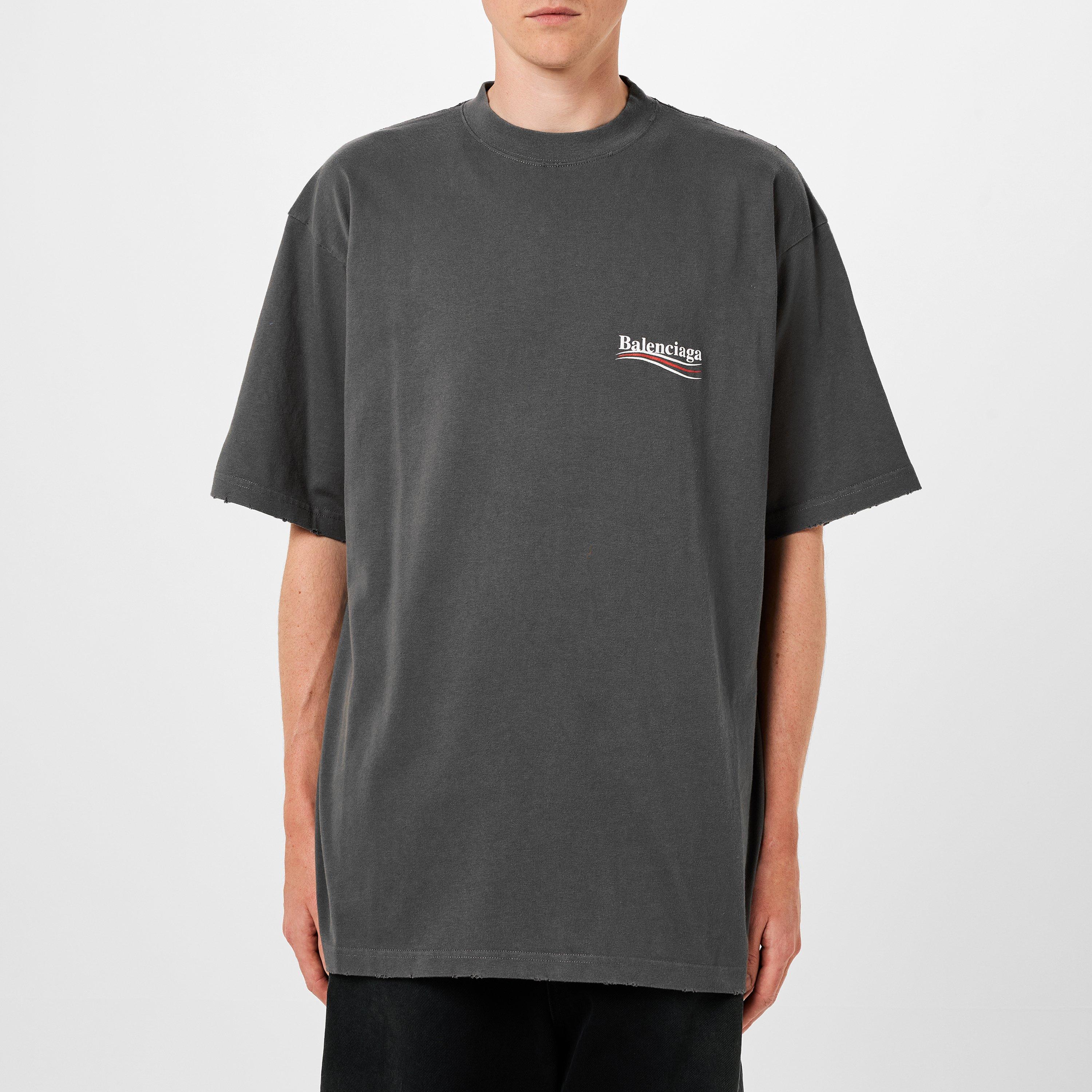 Oversized Embroidered Cotton-Jersey T-Shirt