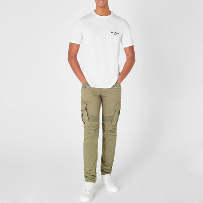 Cotton Chest Logo T-Shirt