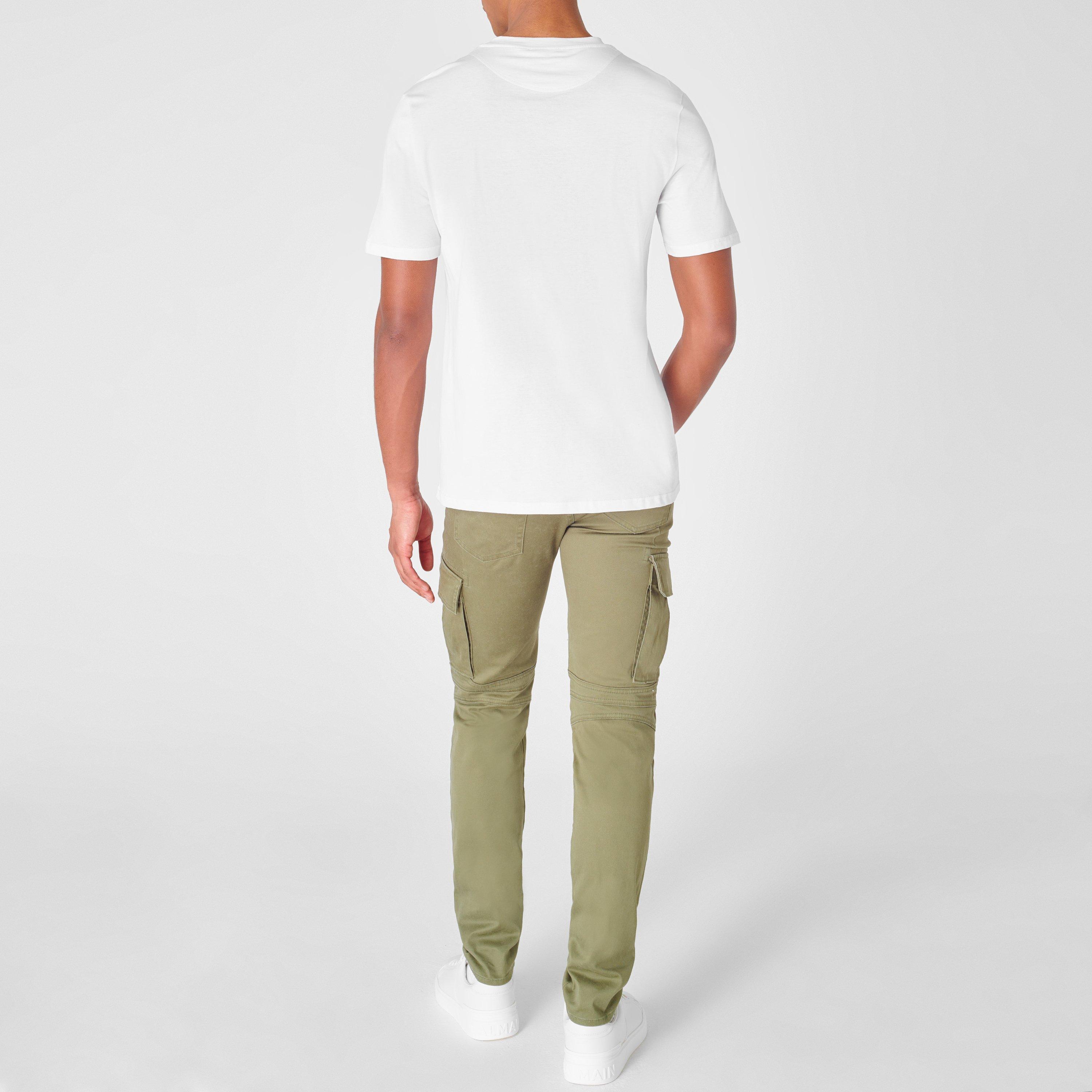 Cotton Chest Logo T-Shirt