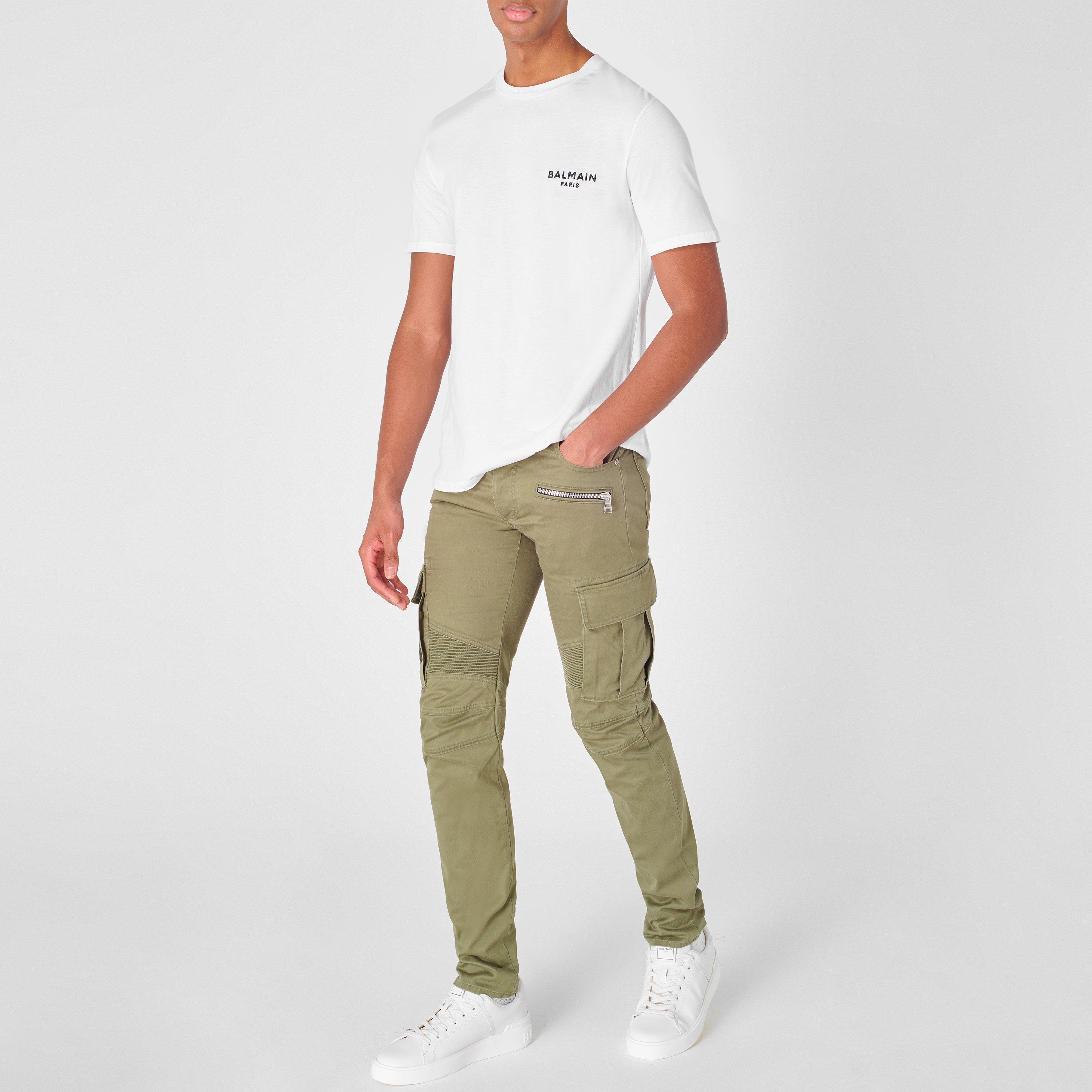 Cotton Chest Logo T-Shirt