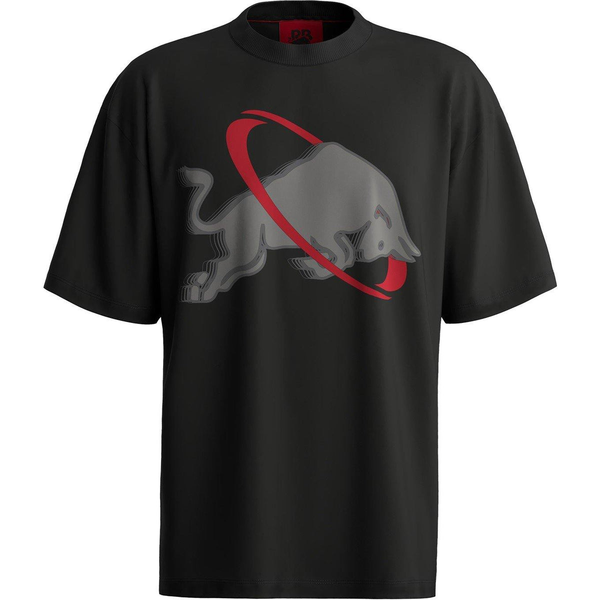 Signature Bull Motif Oversized T-Shirt