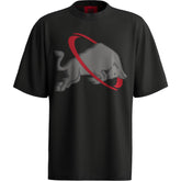 Signature Bull Motif Oversized T-Shirt