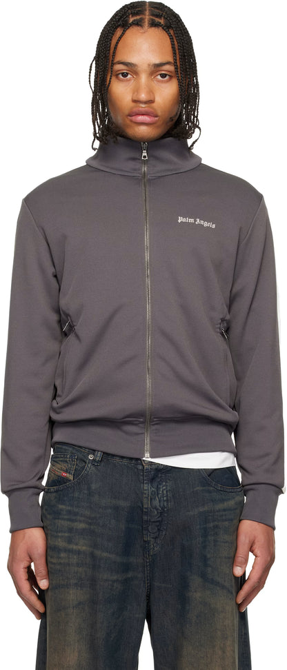 Gray Classic Logo Track Jacket