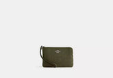 Coach Corner Zip Wristlet In Signature Jacquard - Wallets | Shop From The Mirage