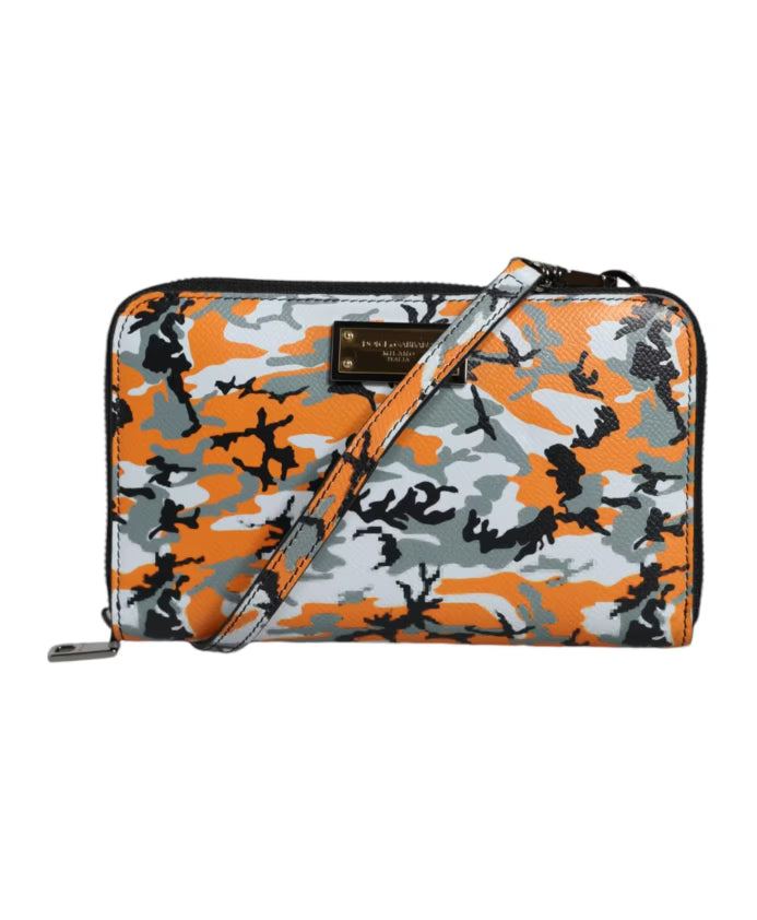 Camouflage Leather Crossbody Bag