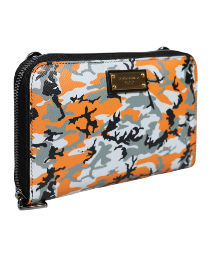 Camouflage Leather Crossbody Bag
