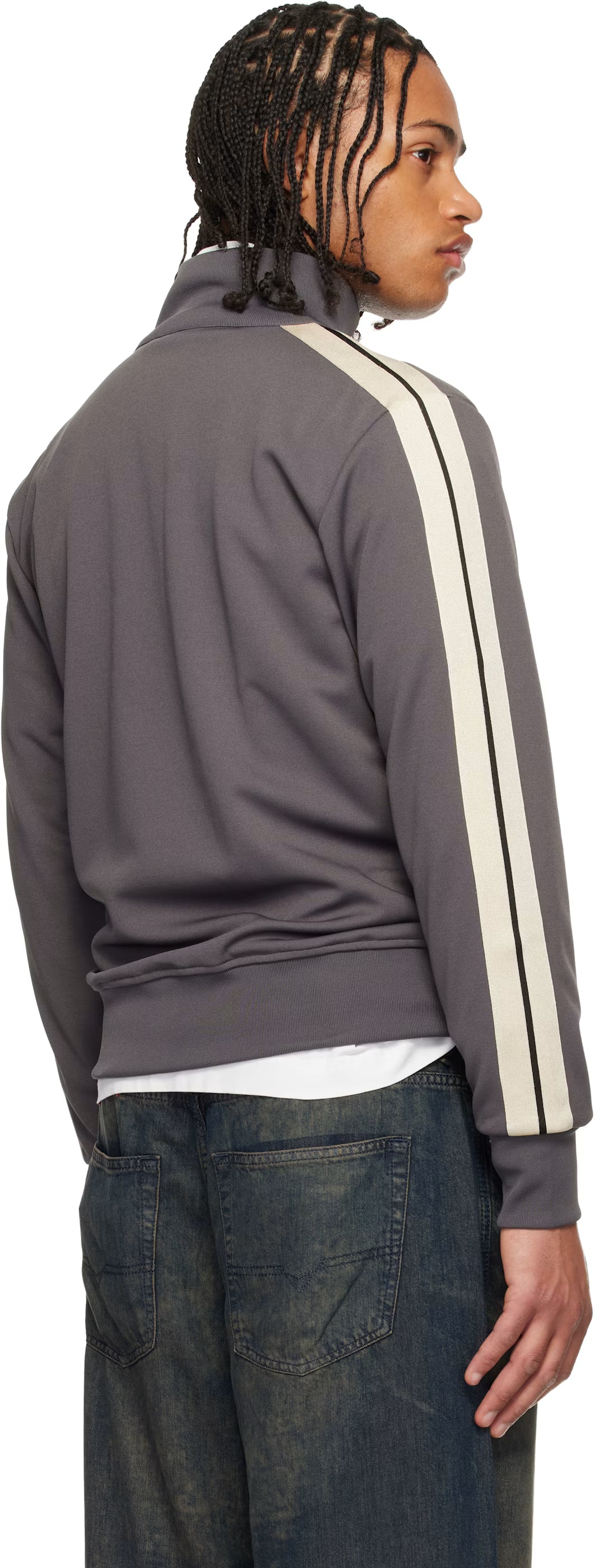 Gray Classic Logo Track Jacket