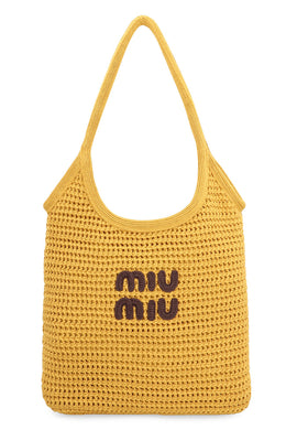 Miu Miu IVY crochet bag tote