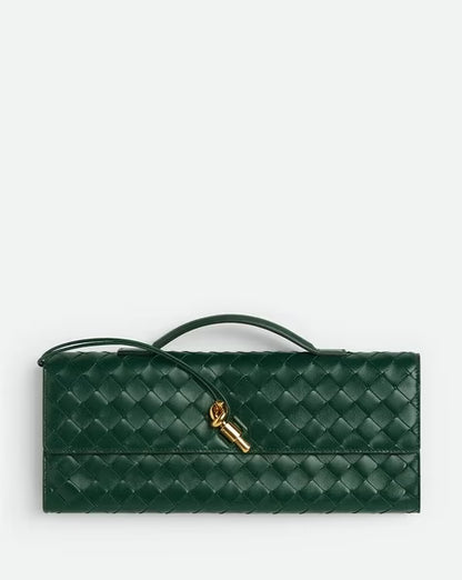 BOTTEGA VENETA Andiamo Top Handle Long Clutch