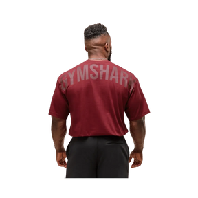 Gymshark Power T-Shirt Oversized Fit Sets Red