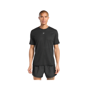 Gymshark Running T Shirt Slim Fit Black