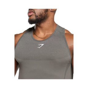 Gymshark Shadow Seamless Stringer Slim Fit Meteor Grey