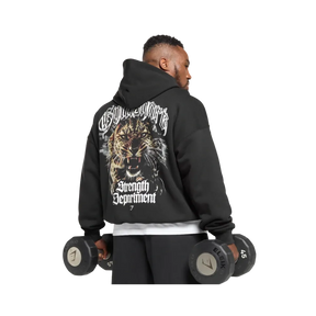 Gymshark Strength Department Animal Oversized Hoodie Black