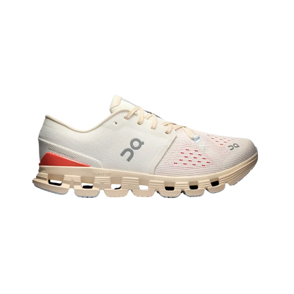 On Running Cloud X 4 Ivory | Salmon