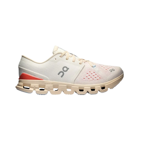 On Running Cloud X 4 Ivory | Salmon