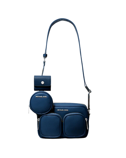 Jet Set Leather Medium Crossbody Bag with Case for Apple Airpods Pro®