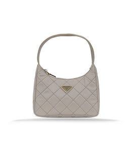Fabric Handbag with Zipper Closure
