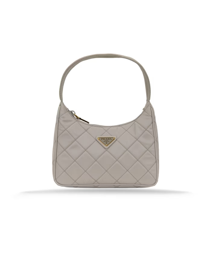 Fabric Handbag with Zipper Closure