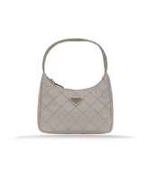 Fabric Handbag with Zipper Closure