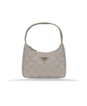 Fabric Handbag with Zipper Closure