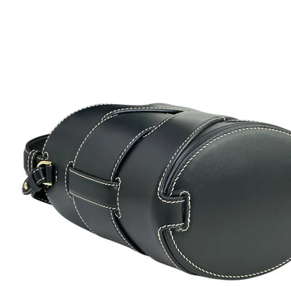 Polène Nodde Seau Edition Black Calf Leather