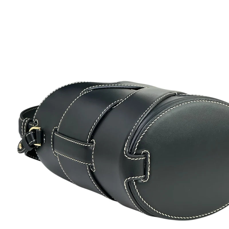 Polène Nodde Seau Edition Black Calf Leather