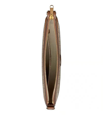Gucci Beige Gg Canvas Wristlet