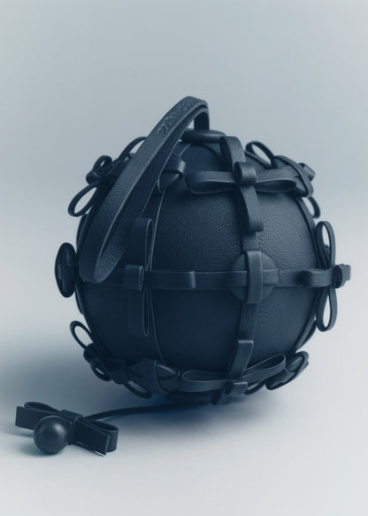 Button Bow Sphere - Ink