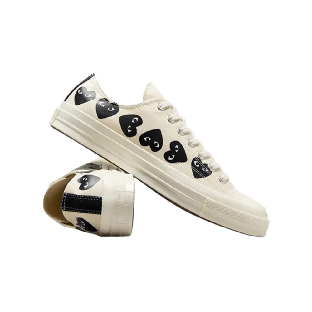 Converse x PLAY Comme des Garçons Chuck 70 Multi Heart 'Beige'