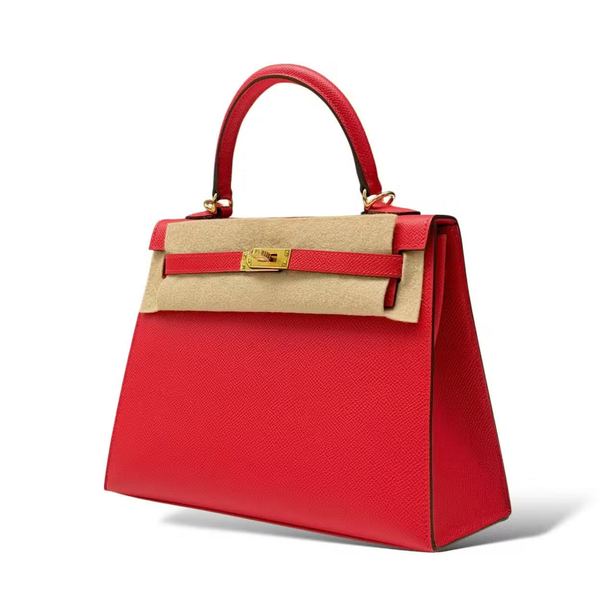 Hermes Kelly 25 Rouge Radieux Epsom GHW