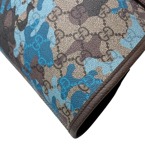 Camouflage Large GG Supreme Canvas Tote Bag