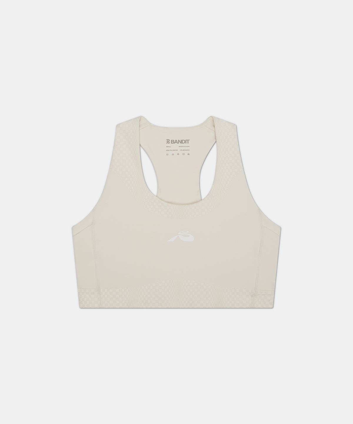 Stamina™ Scoop Neck Run Bra - Chalk