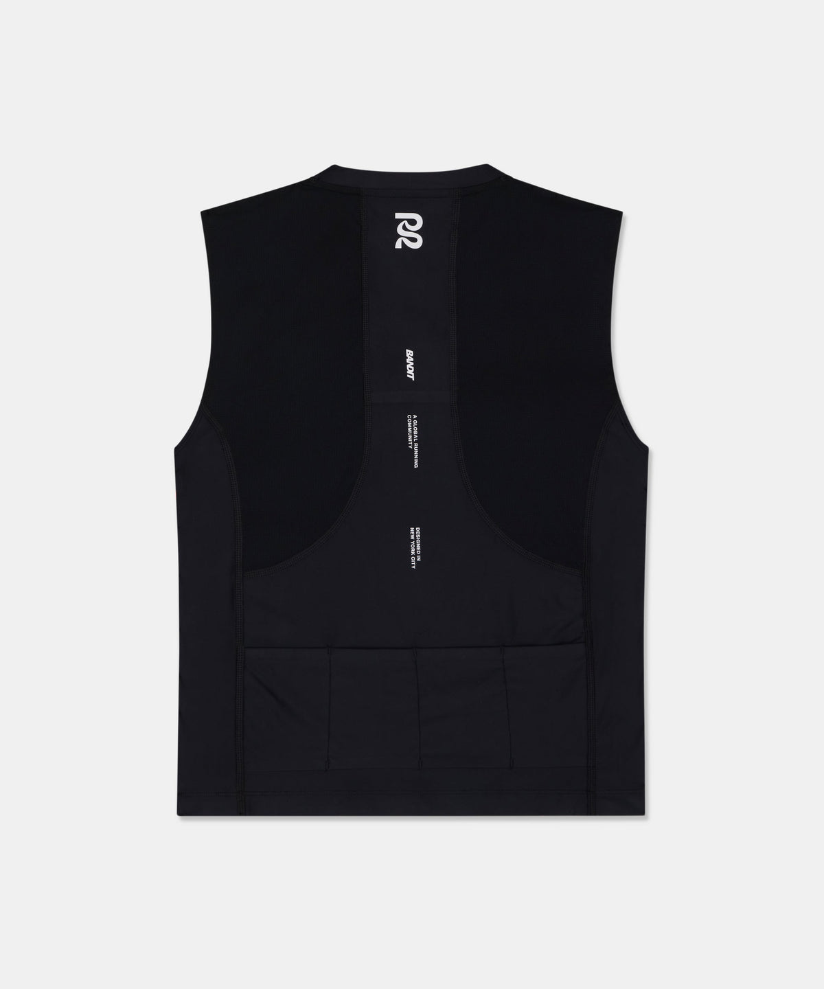 Ares™ Distance Sleeveless Quarter Zip - Black
