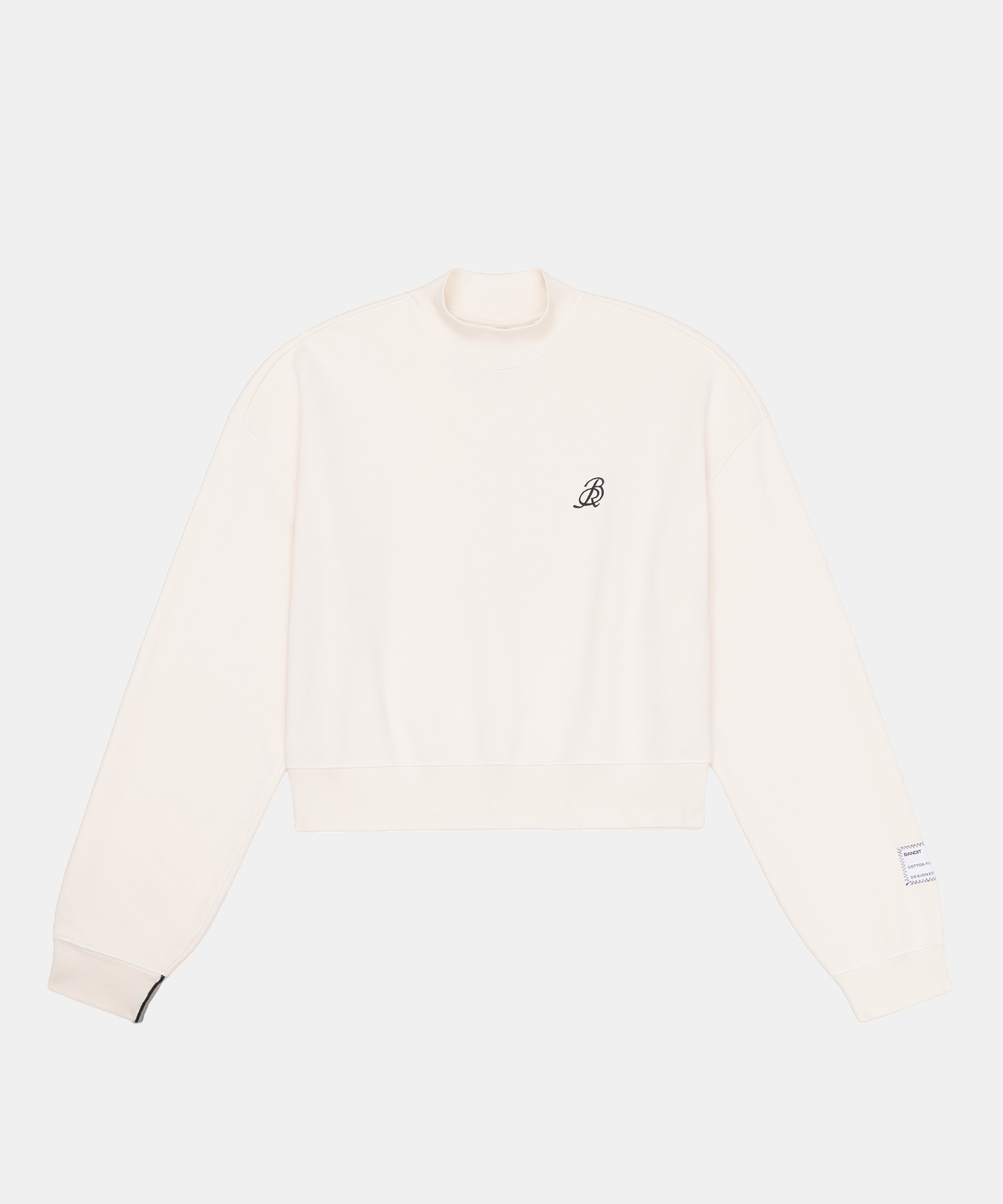 The Cropmock™ Pullover - Cream