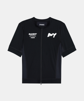Ares™ Two-Way Zip Performance Tee - Black