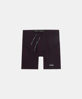 Striped Cadence™ 7 Pocket Quarter Tights - Black / Fig