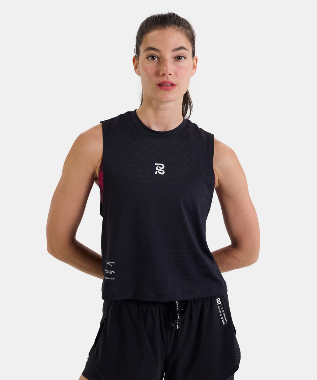 Women's Micromesh™ Run Tank - Black