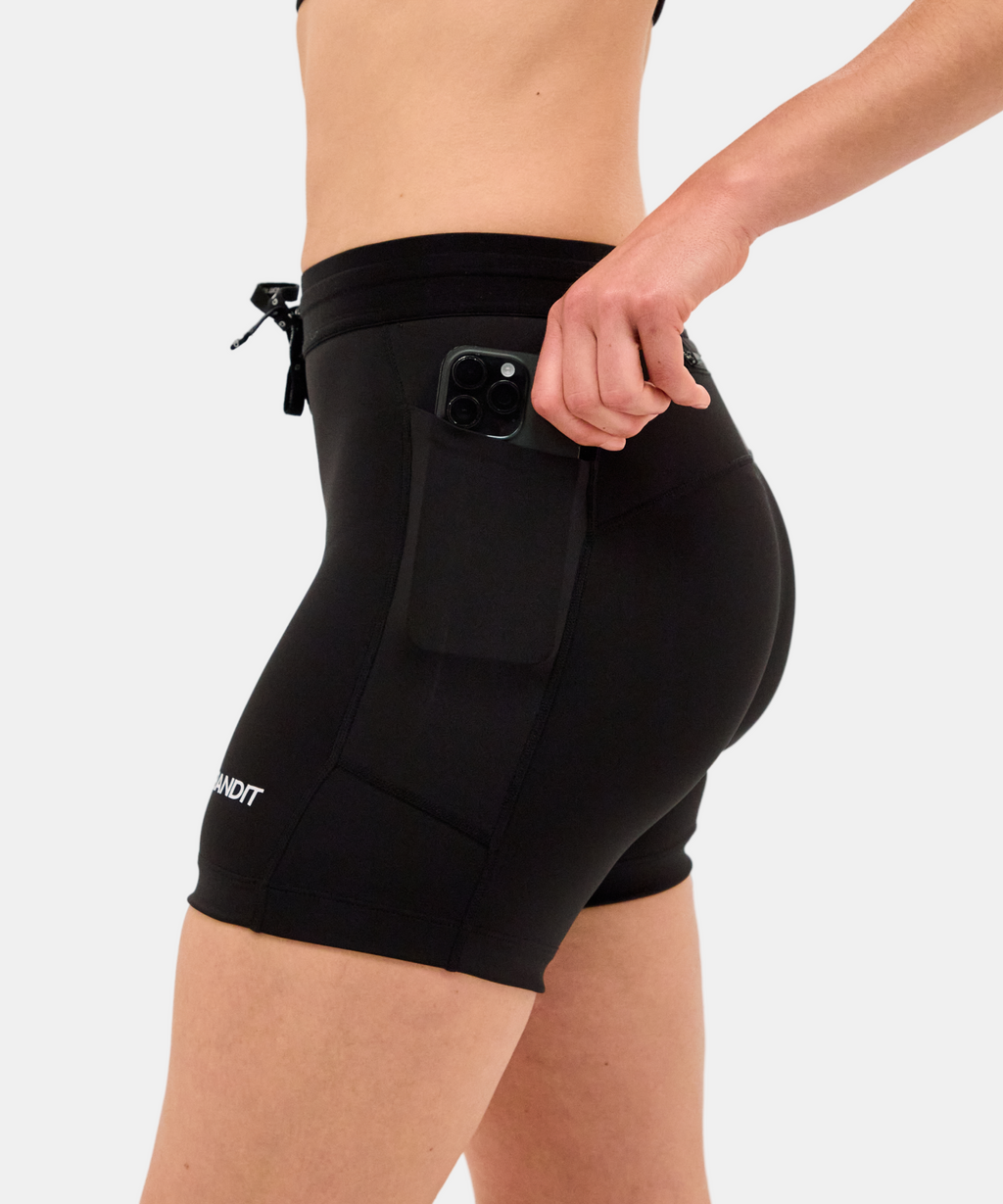 Stamina™ 5" Women's Compression Shorts - Black