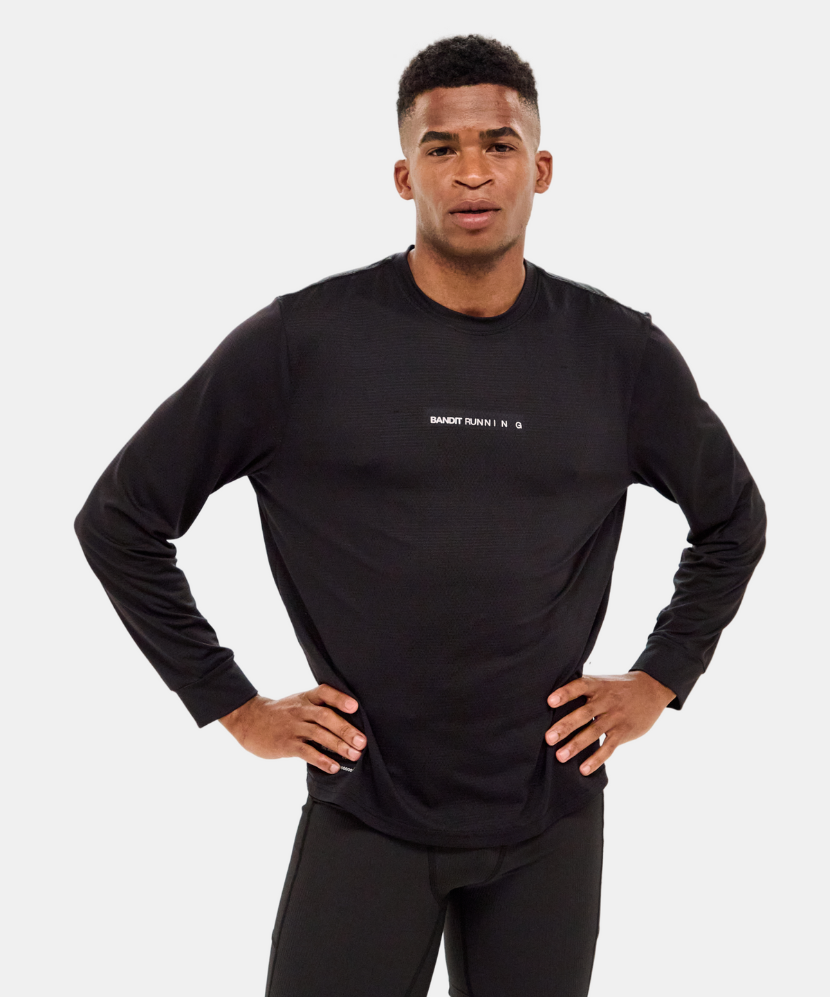 Micromesh™ Long Sleeve Performance Tee - Unisex, Black