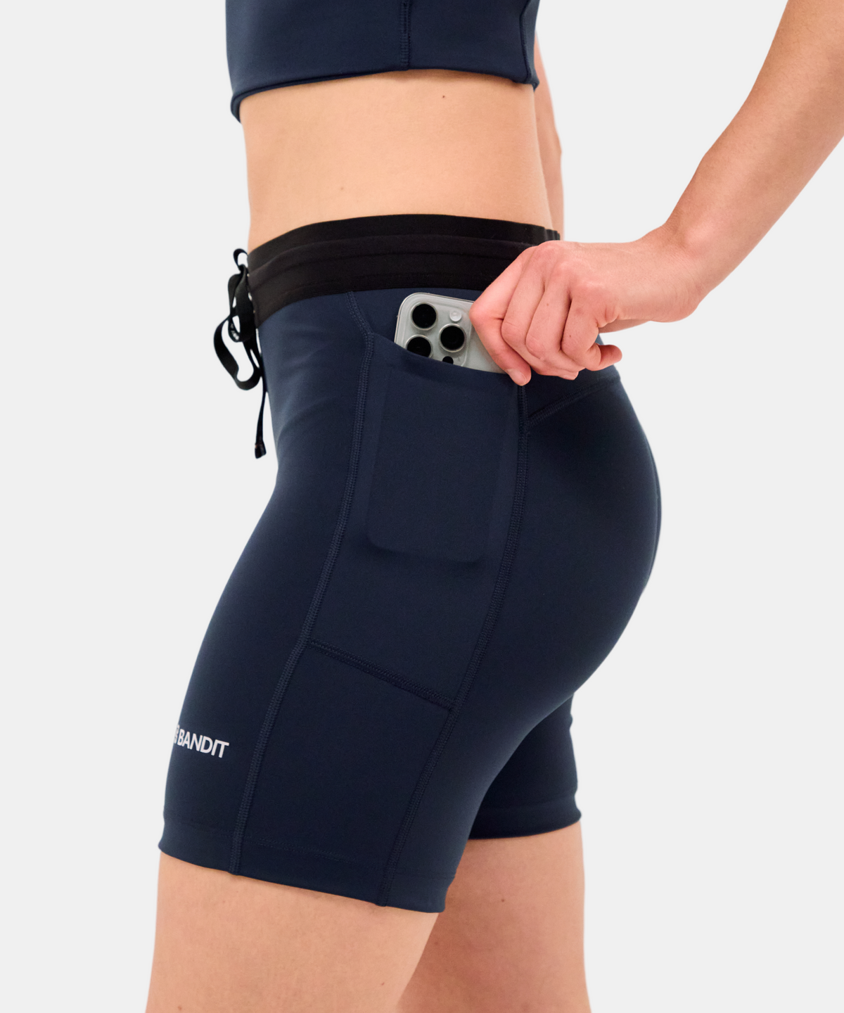 Stamina™ 7" Compression Shorts, Women's - NY Navy