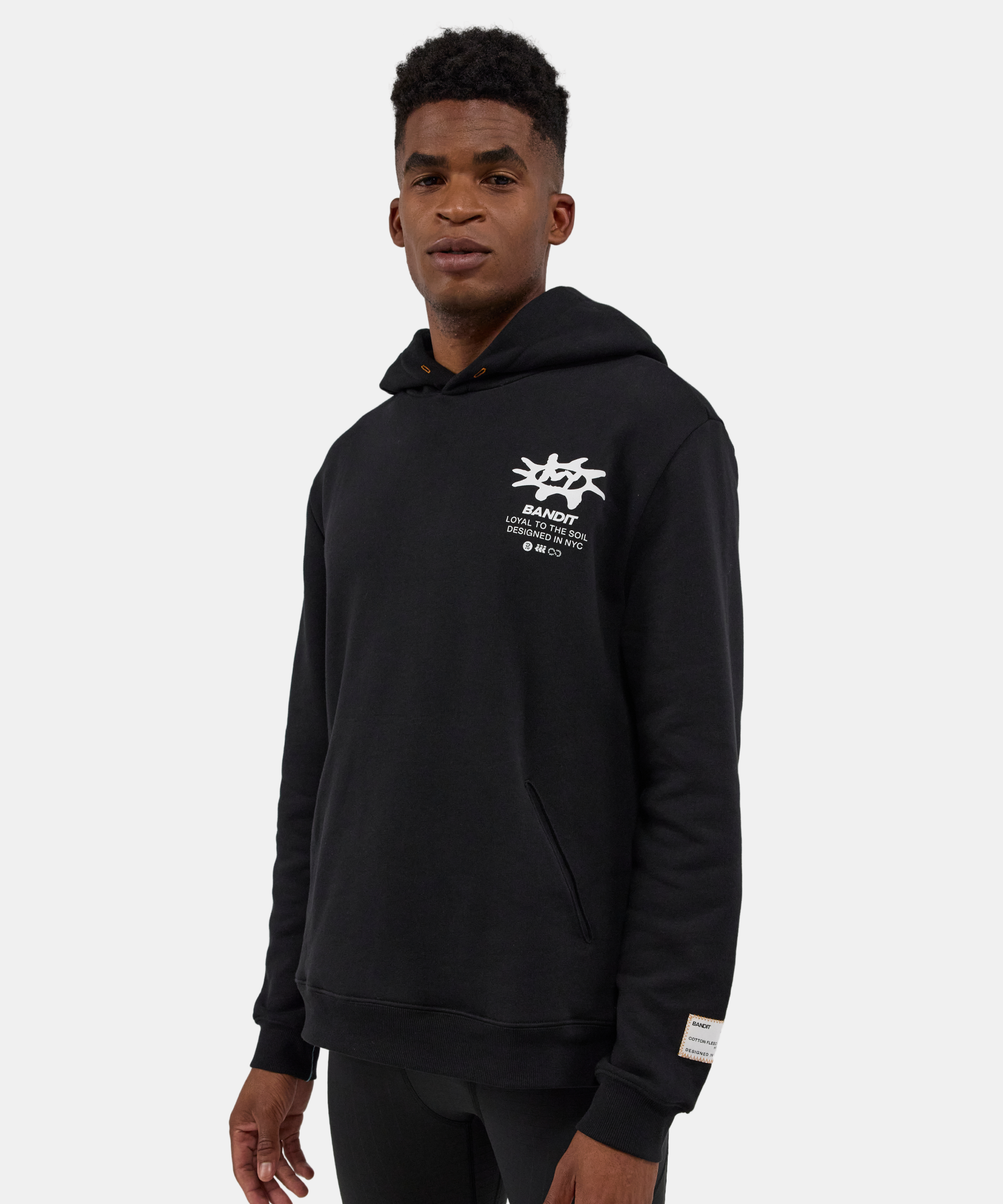 The Cotton Fleece "Loyal to the Soil" Hoodie, Unisex - Black