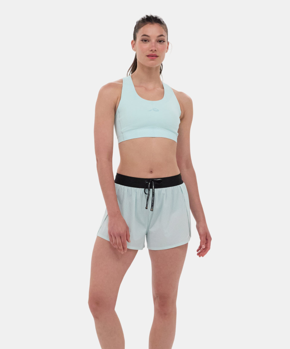 Stamina™ Scoop Neck Run Bra - Minty Blue