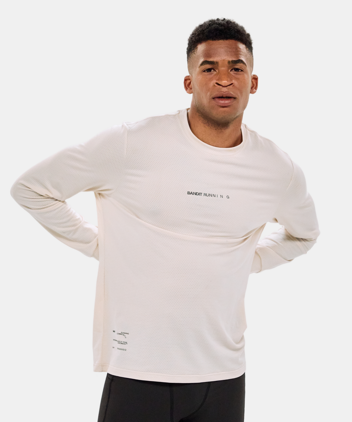 Micromesh™ Long Sleeve Performance Tee - Unisex, Champagne