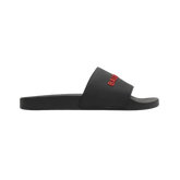 Balenciaga Pool Slides 'Black Red'