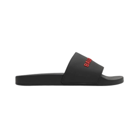 Balenciaga Pool Slides 'Black Red'